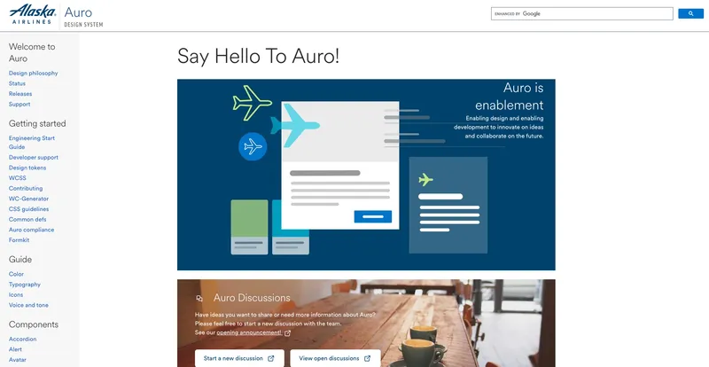 Alaska Airlines homepage