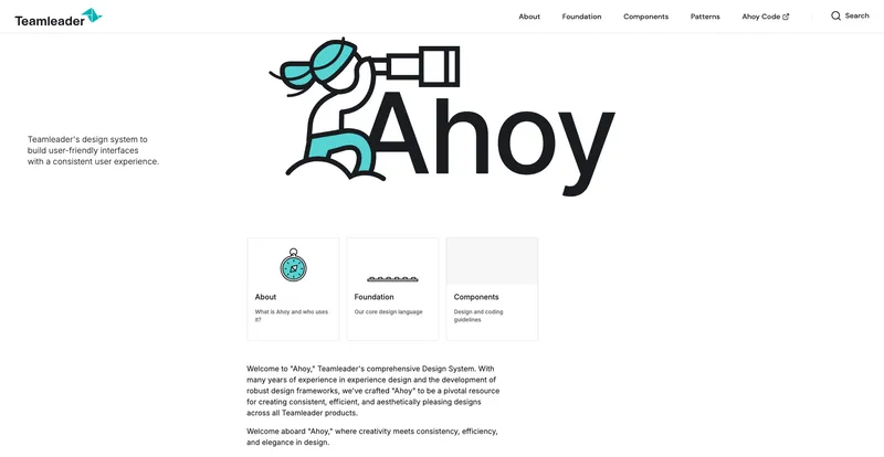 Teamleader homepage